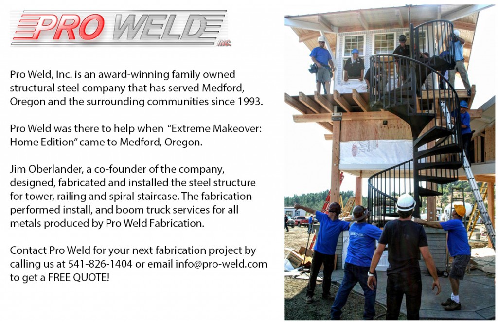 Pro Weld plans on posting an ad in Our Valley