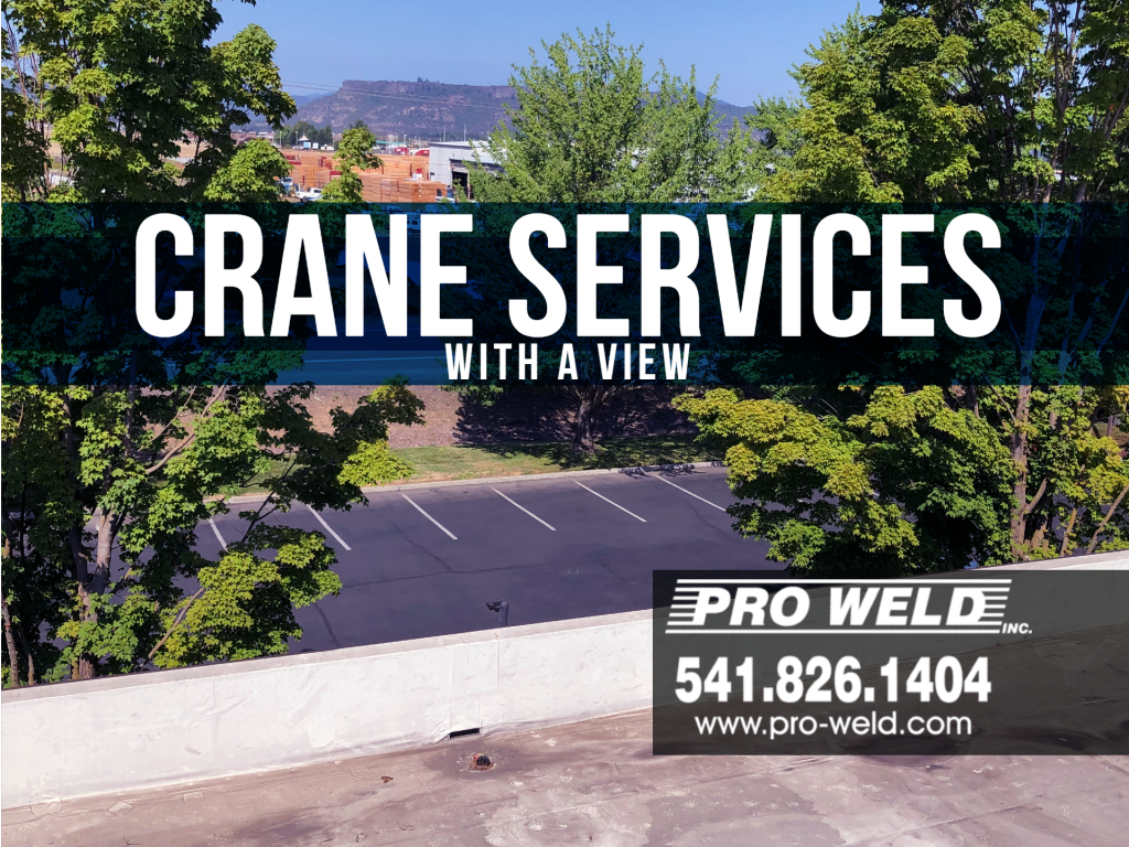 Welding, crane services rigging services