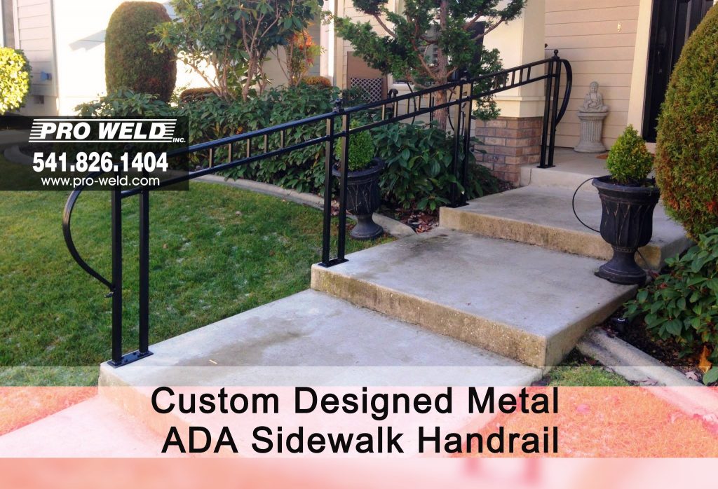 Safety ADA steel handrail