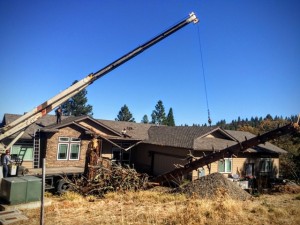 14 Ton Boom Truck Service Tree Removal by Pro Weld010105