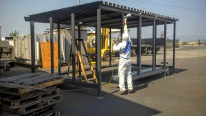 Smoking Shelter for Outdoor Protection