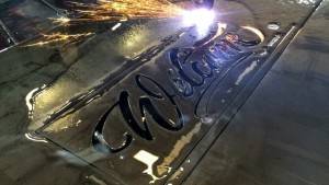 Pro Weld Plasma Cutting Service Welcome Sign made in Oregon