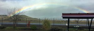 Welding shop sees rainbow