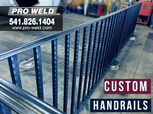 Welding handrail metal railling